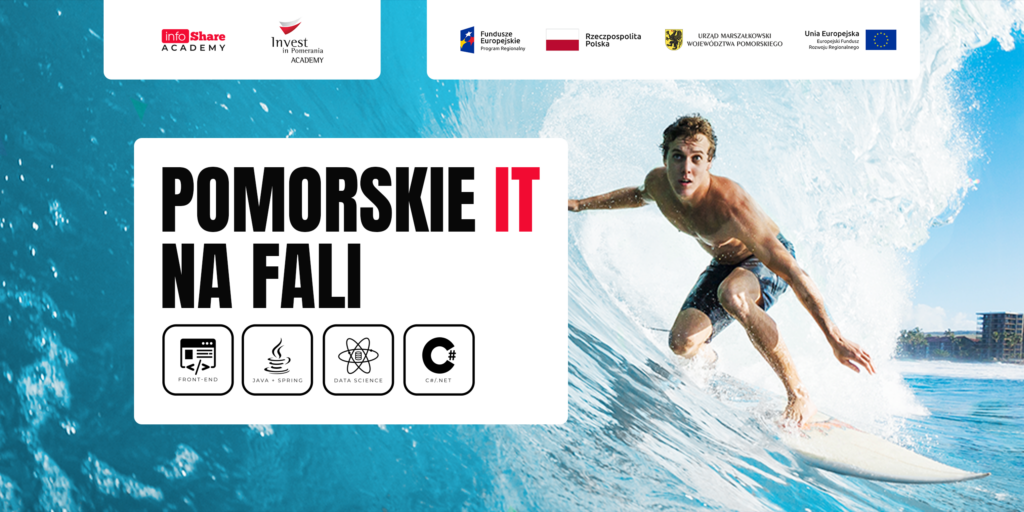 Pomorskie czeka na specjalistów z branży IT – kursy Frontend, JAVA, C# Developer i Data Science