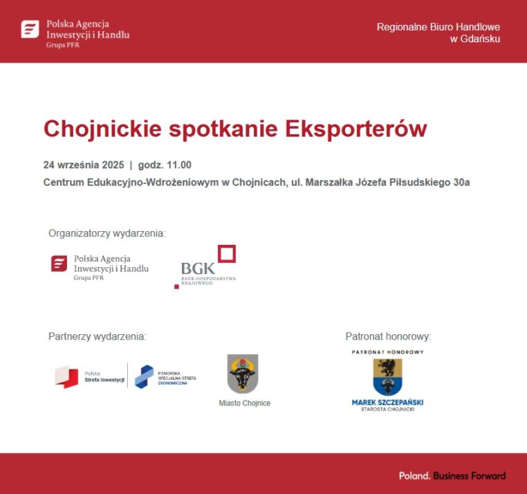 Spotkanie eksporterów w Chojnicach – 24.09.2025
