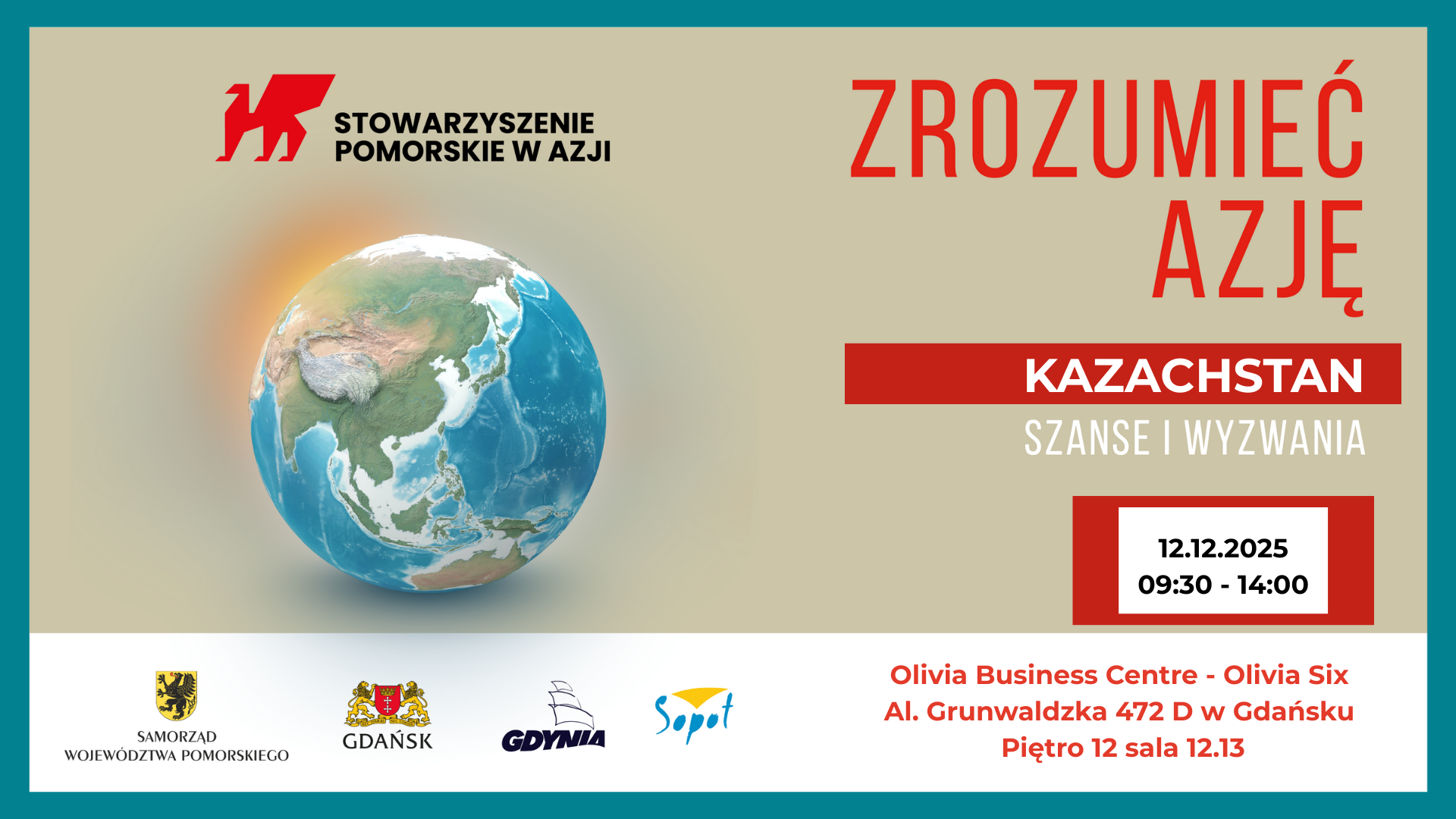 Kazachstan partner w Azji Centralnej. Co powinni wiedzieć pomorscy przedsiębiorcy? Seminarium