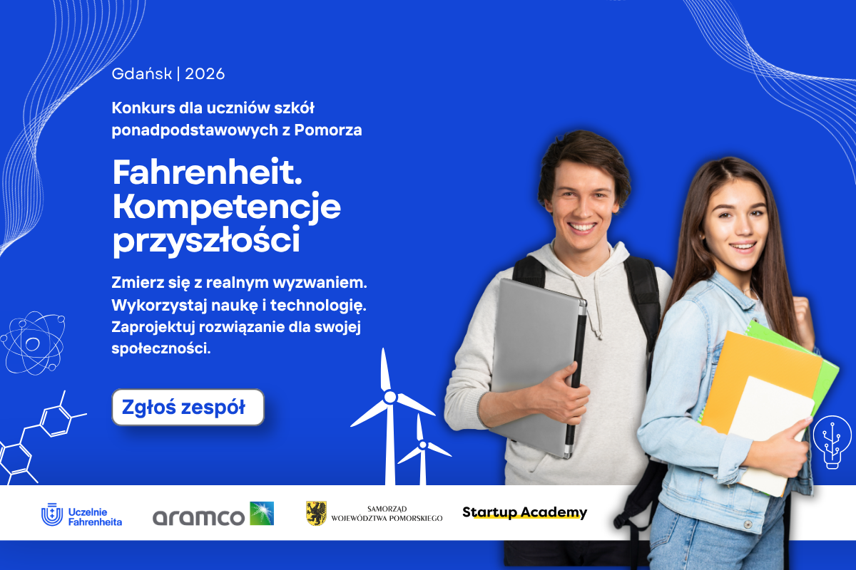 Konkurs dla uczniów szkół ponadpodstawowych z Pomorza