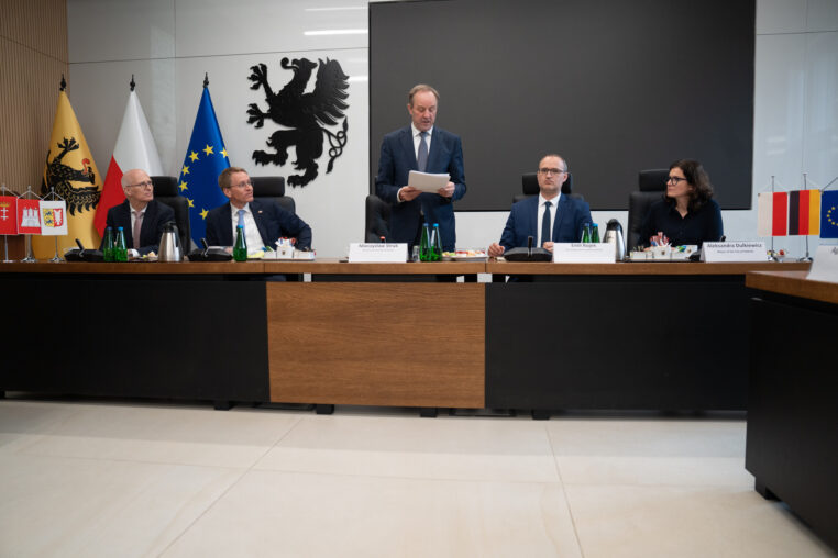 Delegacja władz miasta Hamburga i landu Schlezwika – Holsztynu na Pomorzu